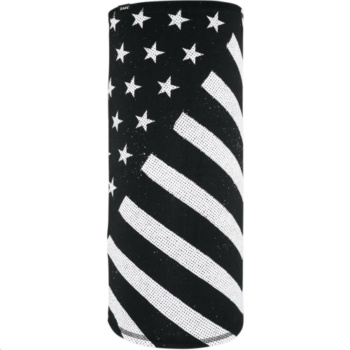 Zan Headgear - Zan Headgear Sportflex Series Motley Tube - TL091 - Flag Black/White - OSFM