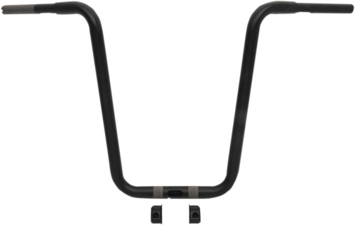 Drag Specialties - Drag Specialties 1-1/4in. Ape Hanger Touring Handlebar - 18in. - Flat Black - 0601-4267