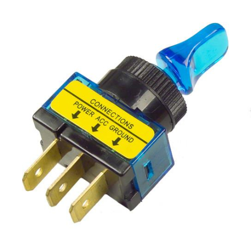 Grote - Grote Electrical Switch - On/Off - 20 Amp - Lighted - Blue - 82-1912
