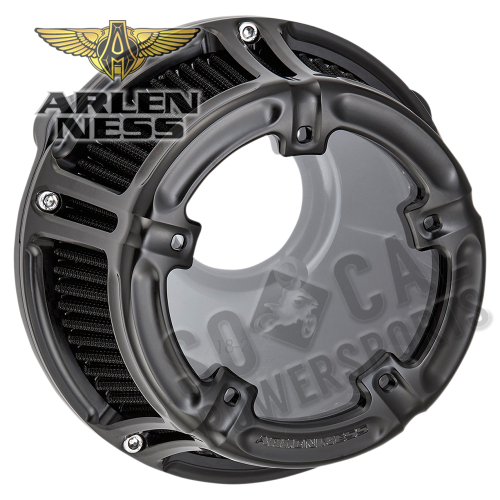 Arlen Ness - Arlen Ness Method Clear Sucker Air Cleaner Kit - Black - 18-966