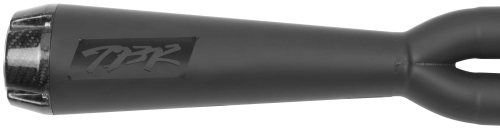 Two Brothers Racing - Two Brothers Racing Comp-S Full System - Black w/ Carbon Fiber Tip - 005-4280199-B