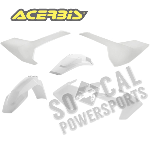 Acerbis - Acerbis Plastic Kit - White - 2634020002