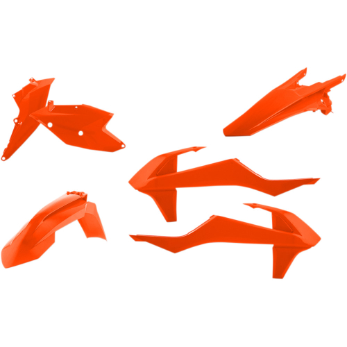 Acerbis - Acerbis Plastic Kit - 16 Orange - 2634065226