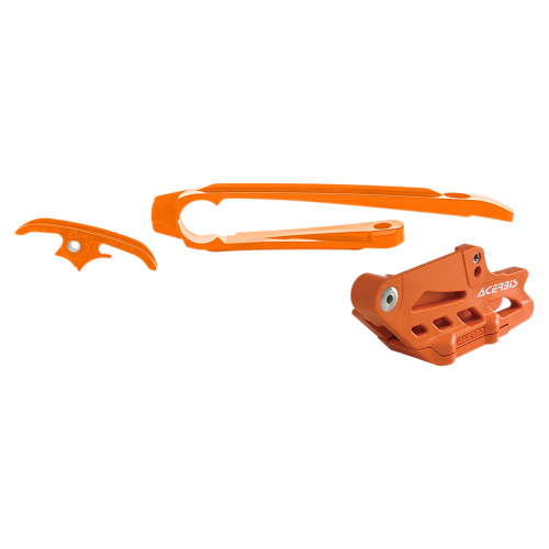 Acerbis - Acerbis Chain Guide and Slide Kit - Orange - 2630765226