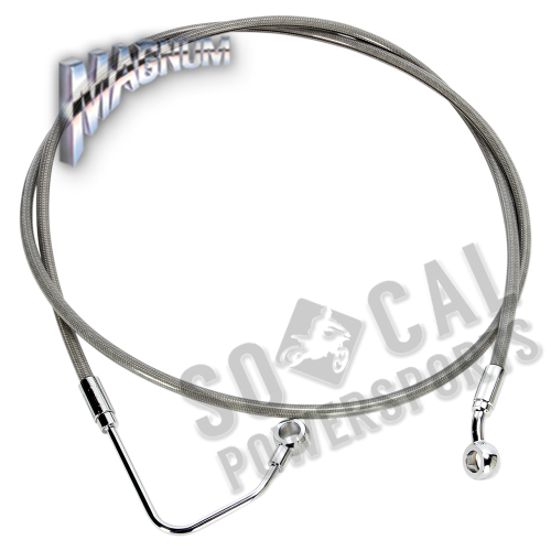 Magnum - Magnum Clear Coated XR Stainless Upper Front Brakeline Kit - 68in. Total Length - SSC1404-68