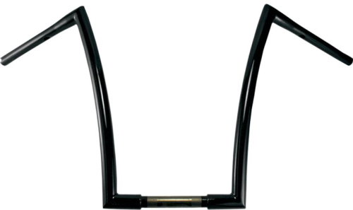 Todds Cycle - Todds Cycle 1-1/4in. Strip Handlebar - 10in. - Gloss Black - 0601-2717