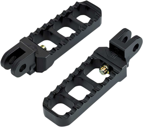 Joker Machine - Joker Machine Adjustable Narrow Serrated Footpegs - Black Anodized - 08-61-4B