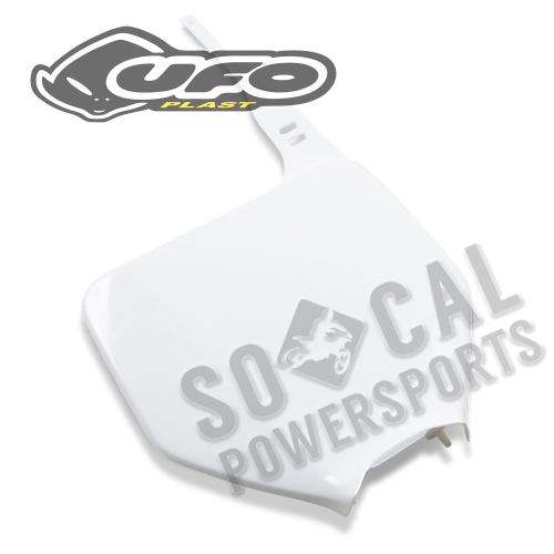 UFO Plastics - UFO Plastics Front Number Plate - White - KA03740-047