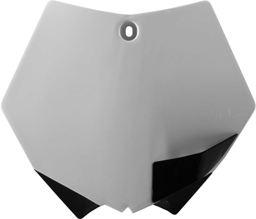 Polisport - Polisport Front Number Plate - KTM White - 8664400007