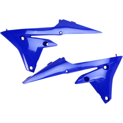 Acerbis - Acerbis Radiator Shrouds - Lower - Blue/Black - 2374150003