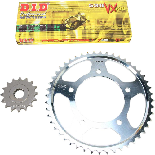 D.I.D - D.I.D X-Ring Chain and Sprocket Kit - DKY-002