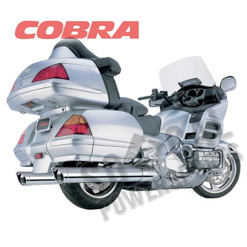 Cobra - Cobra Touring Muffler Slip-Ons - Scalloped Tips - 1215