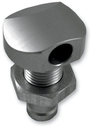 Blowsion - Blowsion 3/8in. Billet Bypass Fitting - 90 Deg. - Clear - 04-03-008