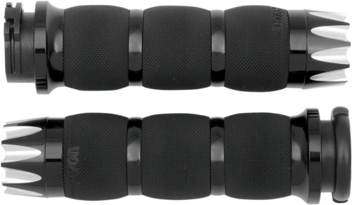 Avon Grips - Avon Grips Excalibur Air Cushioned Grips - Black - AIR-90-ANO-EX