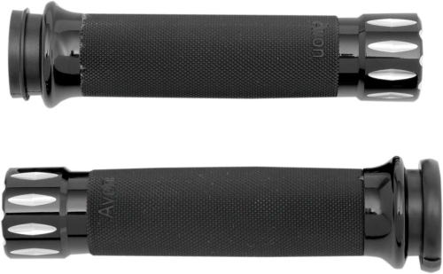 Avon Grips - Avon Grips Rival Custom Grips - Black - CC-86-AN-FL-RIV