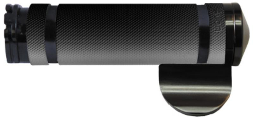 Avon Grips - Avon Grips Air-SS Grips with Throttle Boss - Black - AIR-99-ANO-BOSS