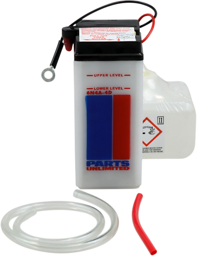 Parts Unlimited - Parts Unlimited 6V Conventional Battery Kit - 6N4A-4D-FP