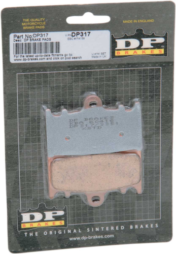 DP Brakes - DP Brakes Standard Sintered Metal Brake Pads - Pro One Four-Piston - DP317