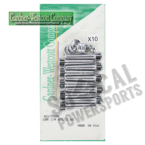 Gardner-Westcott - Gardner-Westcott Cam Cover Chrome Steel Socket-Head Bolt Kit - P-10-18-06