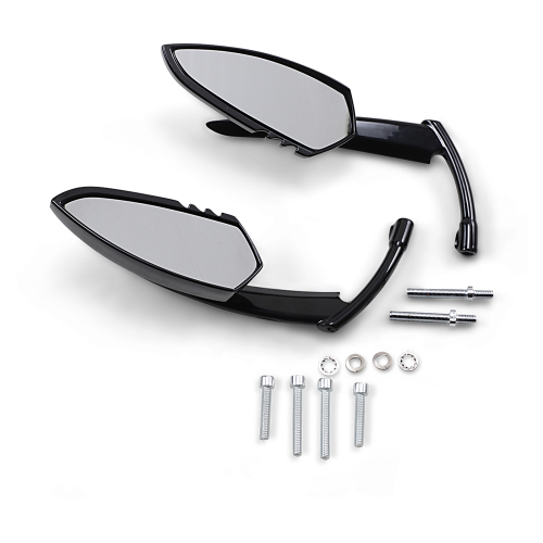 Kuryakyn - Kuryakyn Gloss Black Scythe Mirror - 1760