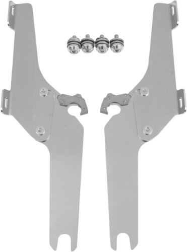 Memphis Shades - Memphis Shades Trigger-Lock Mount Kit for Batwing Fairing - Polished - MEK1940