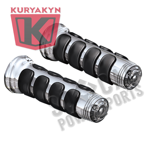 Kuryakyn - Kuryakyn ISO Grips for GL1800 Heated Grips - Chrome - 6183