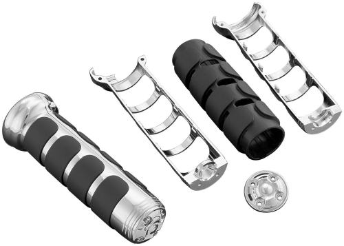 Kuryakyn - Kuryakyn ISO Grips for GL1800 Heated Grips - Gloss Black - 6383