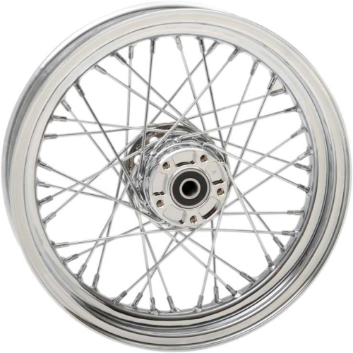 Drag Specialties - Drag Specialties Laced 40 Spoke Front Wheel - 16x3 - Chrome - 64413