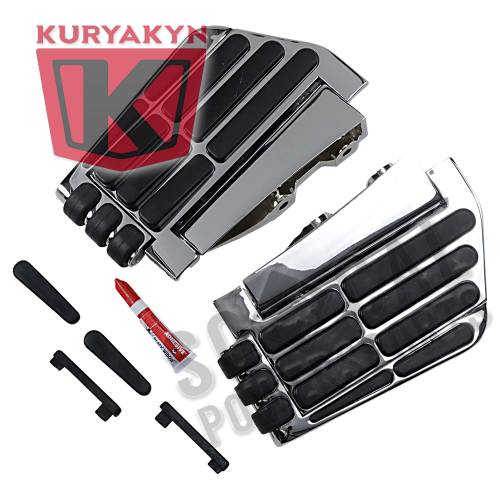 Kuryakyn - Kuryakyn Transformer Floorboards - Chrome - 7006