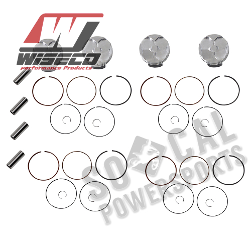 Wiseco - Wiseco Top End Kit - Standard Bore 67.00mm, 13.4:1 Compression - CK206