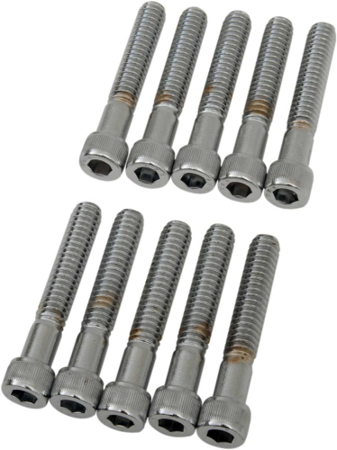 Drag Specialties - Drag Specialties Coarse-Thread Socket-Head Bolts - 1/4in.-20 x 1 1/2in. - MPB183