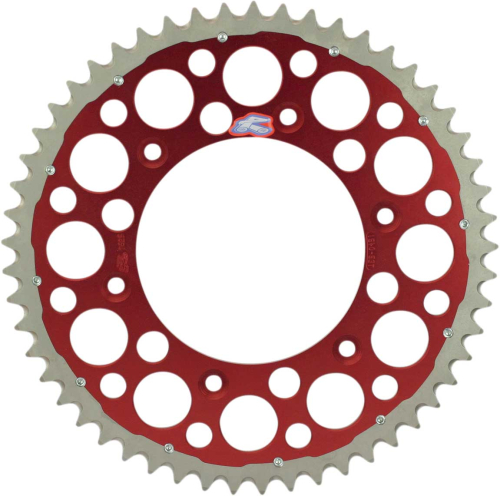 Renthal - Renthal Twinring Heavy Duty Rear Sprocket - Red - 50T - 1540-520-50GPRD