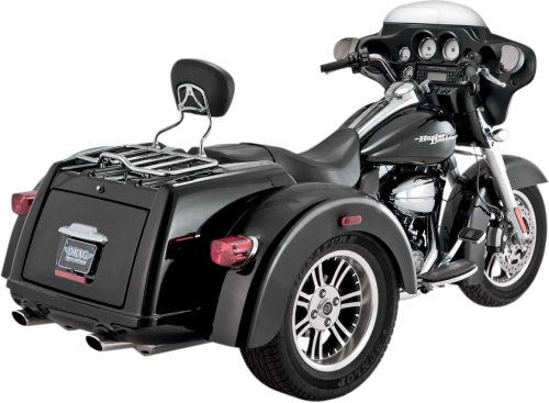 Vance & Hines - Vance & Hines Trike Deluxe Slip-On Mufflers - Chrome - 16789