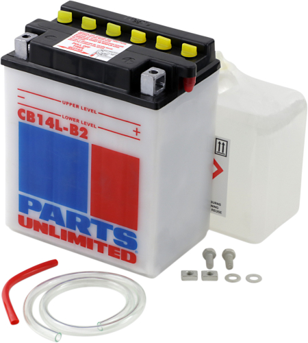 Parts Unlimited - Parts Unlimited 12V Heavy Duty Battery Kit - CB14L-B2-FP