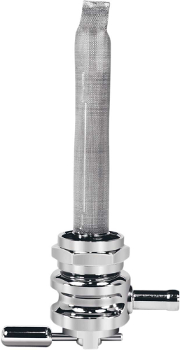 Pingel - Pingel Power-Flo Fuel Valve - 22mm Round - 180 Deg. Outlet Facing Inward - Wave - 6311-CRW