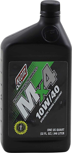 Klotz Oil - Klotz Oil MX4 Techniplate Synthetic 4T Oil - 10W40 - 1qt. - KL-860