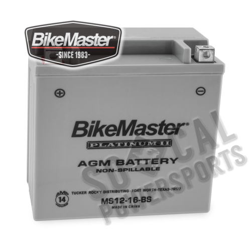 BikeMaster - BikeMaster AGM Platinum II Battery - 780720