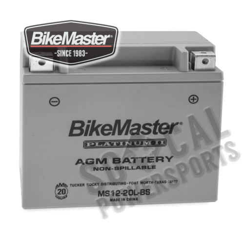 BikeMaster - BikeMaster AGM Platinum II Battery - 780726