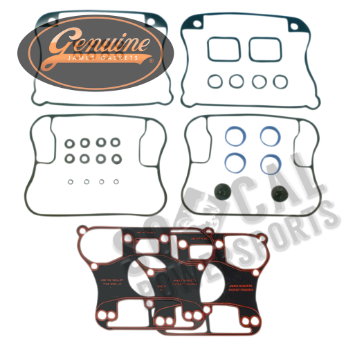 James Gasket - James Gasket Rocker Box Gasket Kit - Rubber - 17030-91