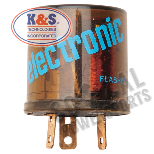 K&S Technologies - K&S Technologies Flasher Relay - 3-Pole Electronic Type - 24-0002