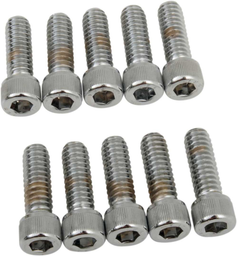 Drag Specialties - Drag Specialties Coarse-Thread Socket-Head Bolts - 1/4in.-20 x 3/4in. - MPB179
