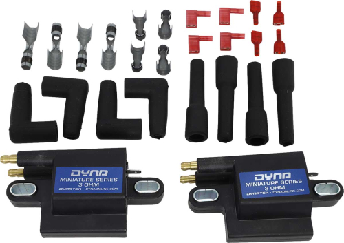 Dynatek - Dynatek Miniature Series Coil - 3.0 ohm - Dual-Tower - Single Fire - Dual Plug - DC1-2