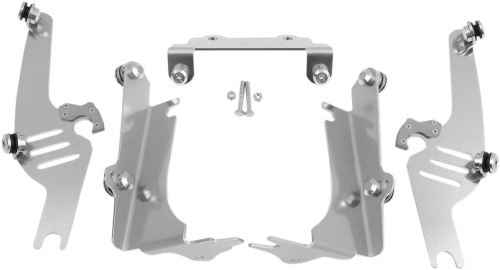 Memphis Shades - Memphis Shades Trigger-Lock Mount Kit for Sportshield Windshields - Polished - MEK1926