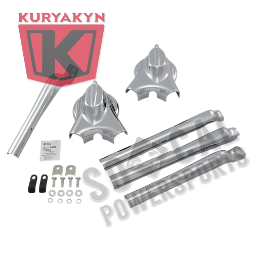 Kuryakyn - Kuryakyn Swingarm Cover Set with Unlighted Phantom Covers - 7815