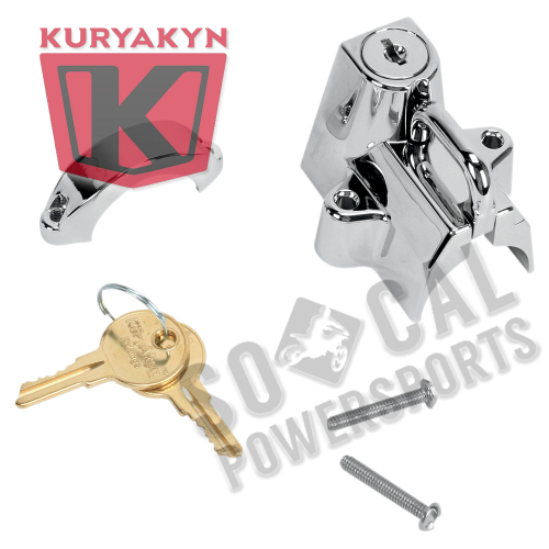 Kuryakyn - Kuryakyn Universal Helmet Lock - 7/8in. to 1 1/4in. Tube - 4220