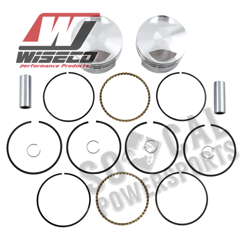 Wiseco - Wiseco K Piston Kit (73ci., Domed) - .010in. Oversize to 3.508in., 10.5:1 Compression - K1686
