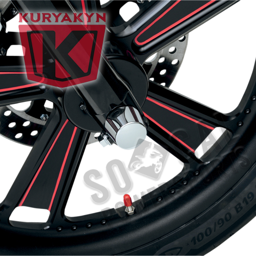 Kuryakyn - Kuryakyn Front Axle Nut Covers - 1214