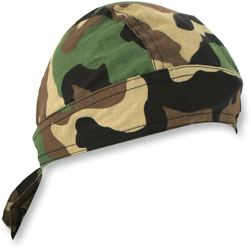 Zan Headgear - Zan Headgear Flydanna Headwrap - Z118C - Woodland Camo - OSFM