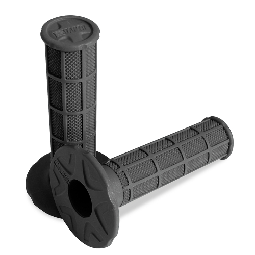 ProTaper - ProTaper Synergy Full Waffle MX Grips - Medium - Gray - 1-VLG-583 MED 431C
