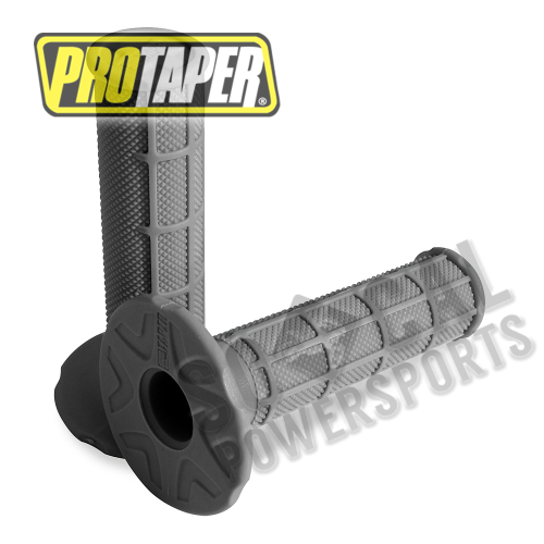 ProTaper - ProTaper Synergy Half Waffle MX Grips - Soft - Light Gray - 1-VLG-576 SOFT 429C